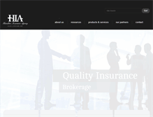 Tablet Screenshot of hamiltoninsurance.com